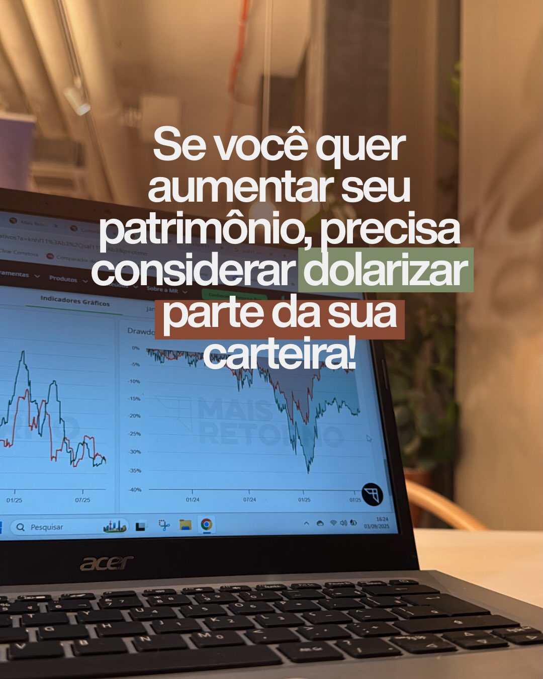 Considere dolorizar parte da sua carteira para aumentar patrimônio